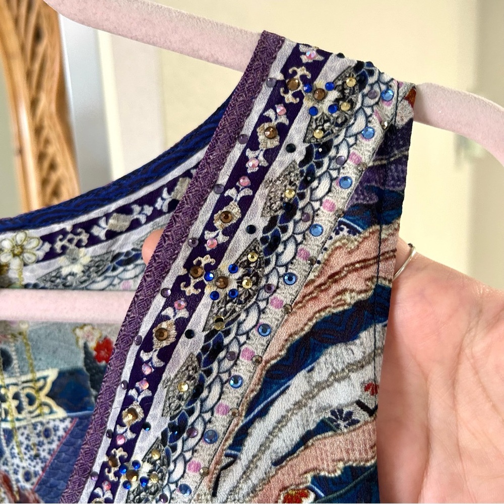 Camilla / High Low Cross Back Top Darling's Destiny - Picture 6 of 10